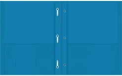 Office Depot® Brand 2-Pocket Paper Folders with Prongs, Light Blue, Pack Of 25