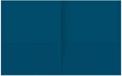 Office DepotĀ® Brand 2-Pocket Paper Folders, Light Blue, Pack of 25