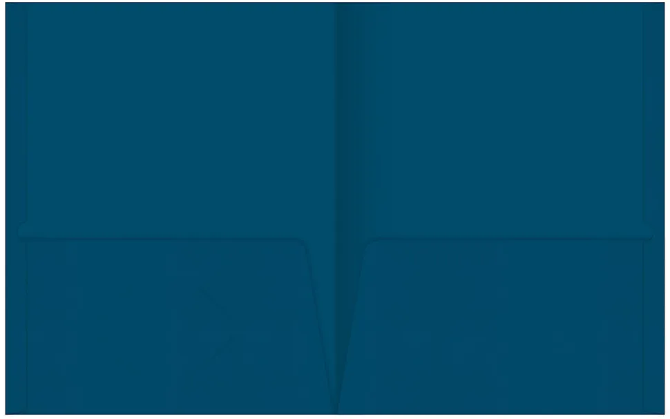 Office Depot® Brand 2-Pocket Paper Folders, Light Blue, Pack of 25