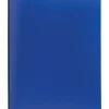 Office Depot® Brand 2-Pocket School-Grade Poly Folder with Prongs, Letter Size, Blue