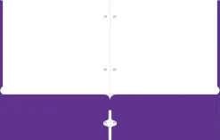 Office Depot® Brand 2-Pocket School-Grade Paper Folder, Letter Size, Purple