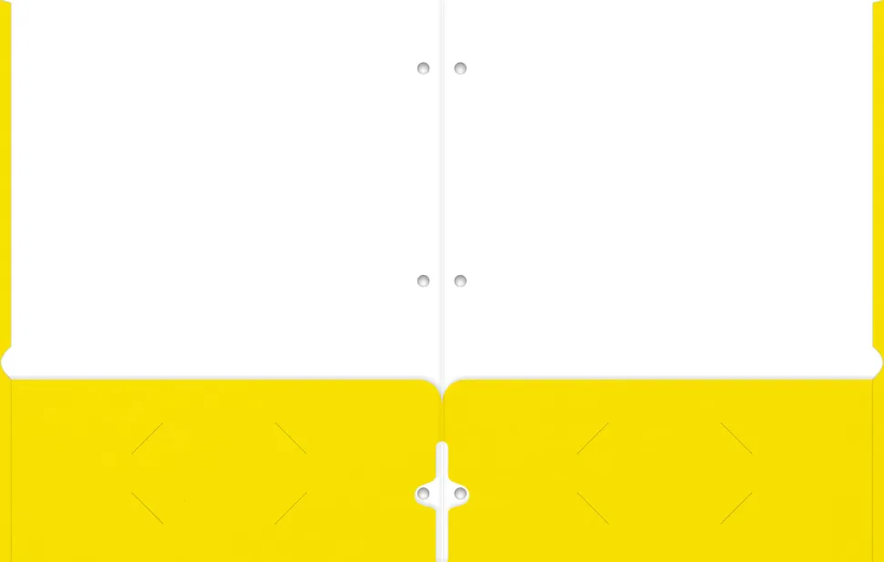 Office Depot® Brand 2-Pocket School-Grade Paper Folder, Letter Size, Yellow