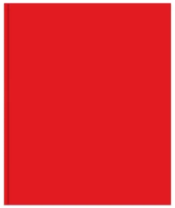 Office Depot® Brand 2-Pocket School-Grade Paper Folder with Prongs, Letter Size, Red
