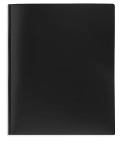Office Depot® Brand 2-Pocket School-Grade Poly Folders With Prongs, 8-1/2
