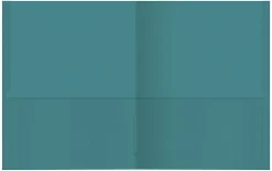 Office Depot® Brand 2-Pocket Textured Paper Folders, Teal, Pack Of 10