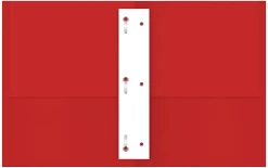 Office Depot® Brand 2-Pocket Textured Paper Folders With Prongs, Assorted Colors, Pack Of 25