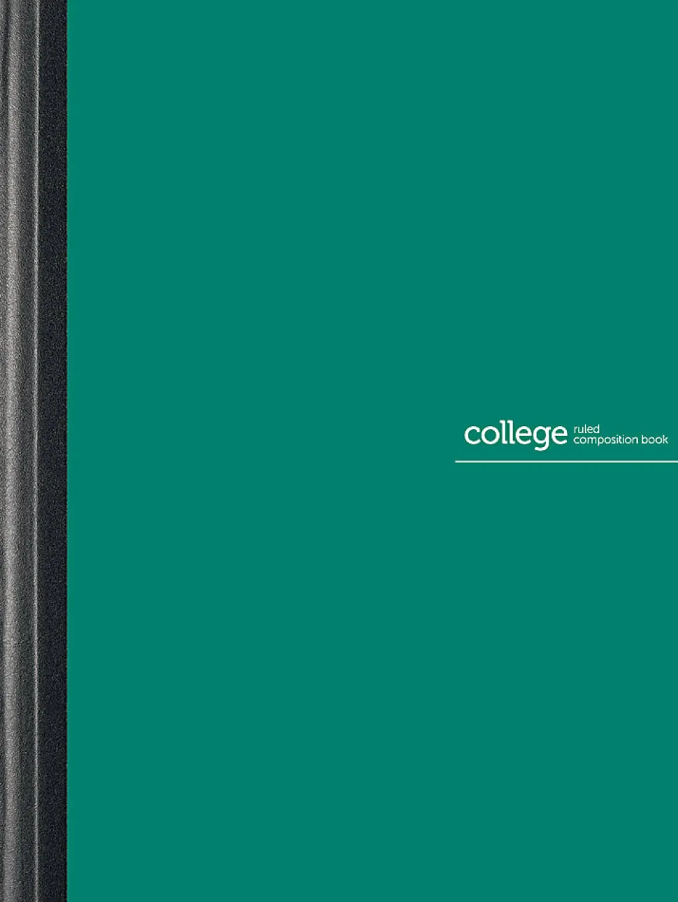 Office Depot® Brand Poly Composition Book, 7-1/2" x 9-3/4", College Ruled, 80 Sheets, Green