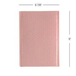 Office Depot® Brand Poly Fashion Bubble Mailer, #0, 6 1/2" x 9", Assorted Colors