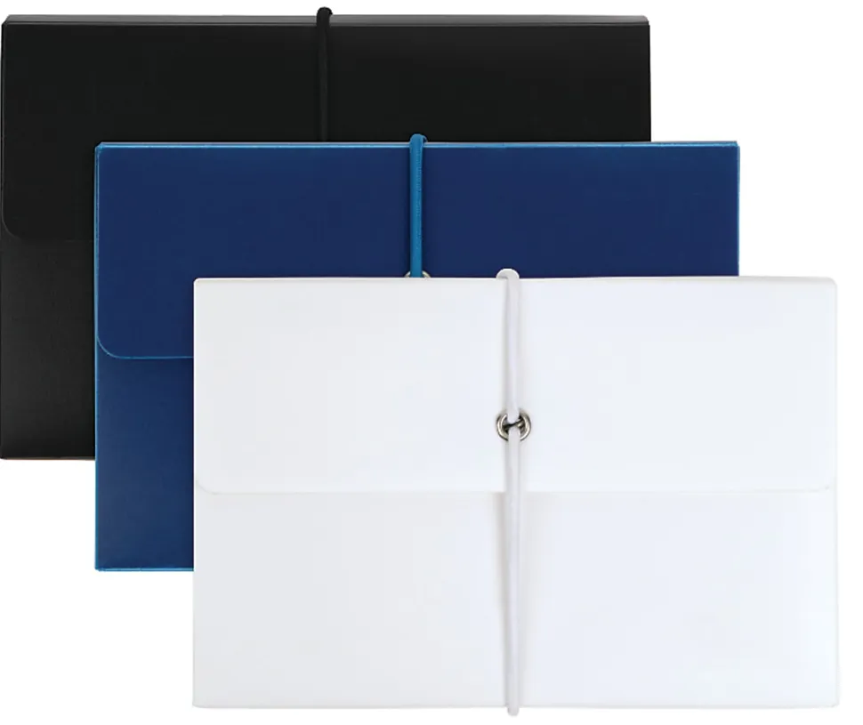 Office Depot® Brand Poly Index Box With Cards, Assorted Colors