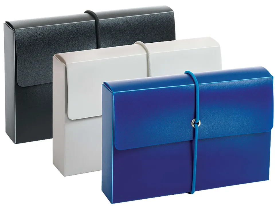 Office Depot® Brand Poly Index Box With Cards, Assorted Colors