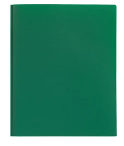 Office Depot® Brand Poly 2-Pocket Portfolio With Fasteners, Green