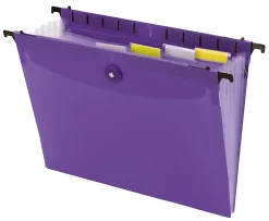 Office Depot® Brand Poly 7-Pocket Hanging File, 8