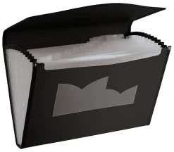 Office Depot® Brand Polypropylene Expanding File, 13 Pocket, Expansion 3-1/2
