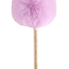 Office Depot® Brand Pom Pom Ballpoint Pen, Medium Point, 0.7 mm, Gold Barrel, Black Ink, Butterfly