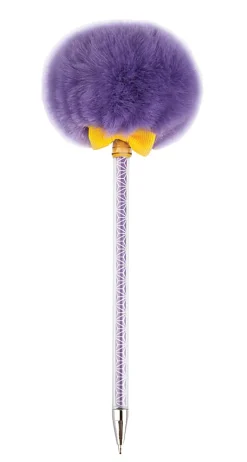 Office Depot® Brand Pom Pom Ballpoint Pen, Medium Point, 0.7 mm, Assorted Colors