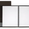 Office Depot® Brand Premium Folio Notebook, 8 1/2" x 11", 1 Subject, Narrow Ruled, 120 Pages (60 Sheets), Black