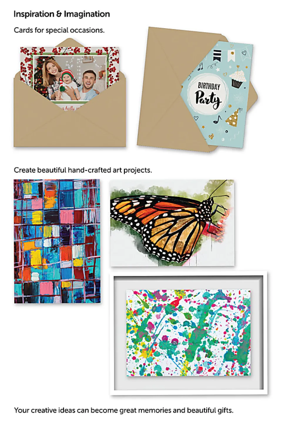 Office Depot® Brand Premium Photo Paper, Glossy, Letter Size, White, Pack Of 25 Sheets