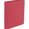 Office Depot® Brand Pressboard Side-Bound Report Binders With Fasteners, Executive Red, 60% Recycled, Pack Of 10