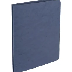 Office DepotĀ® Brand Pressboard Side-Bound Report Binders With Fasteners, Dark Blue, 60% Recycled, Pack Of 10