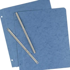Office DepotĀ® Brand Pressboard Report Covers With Fasteners, 50% Recycled, Light Blue, Pack Of 5