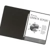 Office Depot® Brand Pressboard Report Covers With Fasteners, 50% Recycled, Black, Pack Of 5