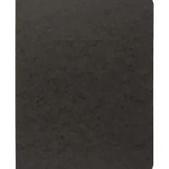 Office Depot® Brand Pressboard Report Covers With Fasteners, 50% Recycled, Black, Pack Of 5