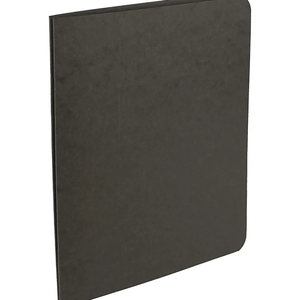 Office Depot® Brand Pressboard Report Covers With Fasteners, 50% Recycled, Black, Pack Of 5