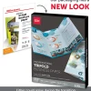 Office Depot® Brand Professional Trifold Business Paper, Glossy, Double-Sided, Letter Size, White, Pack Of 100 Sheets