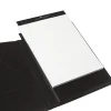 Office Depot® Brand Professional Legal Pad With Privacy Cover, 5" x 8", Narrow Ruled, White, 100 Pages (50 Sheets), Black
