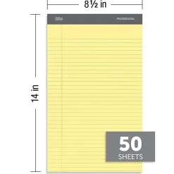 Office Depot® Brand Professional Writing Pads, 8-1/2