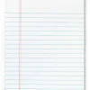 Office Depot® Brand Professional Writing Pads, 5" x 8", Narrow Ruled, 50 Sheets, 100% Recycled, White, Pack Of 6