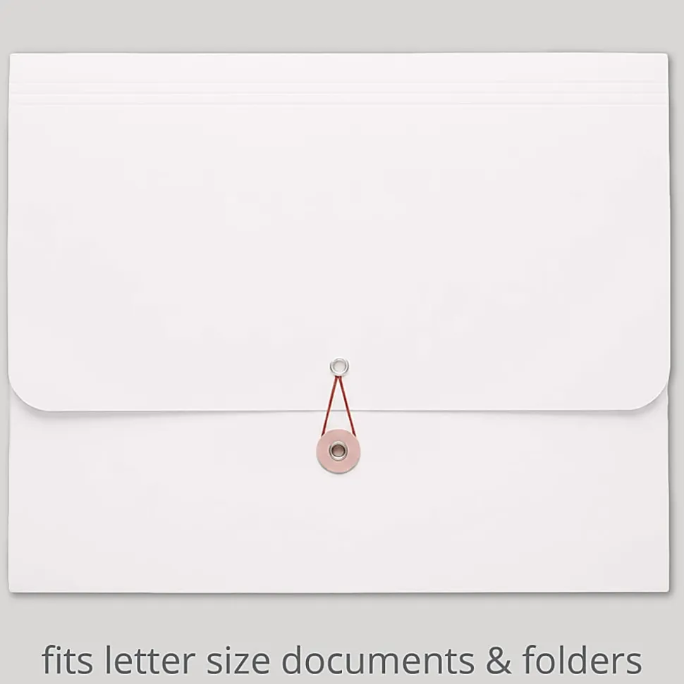 Office Depot® Brand Project Folder, Letter Size, 1-1/4" Expansion, Rose Geometric, Total Qty 1
