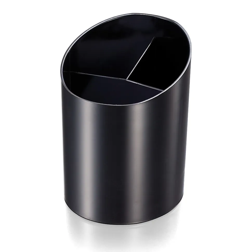 Office Depot® Brand 30% Recycled Big Pencil Cup, Black