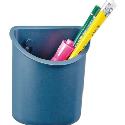 Office Depot® Brand 30% Recycled Partition Pen Cup, Gray