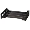 Office Depot® Brand 30% Recycled Ribbed Bottom Stackable Letter Tray, Black