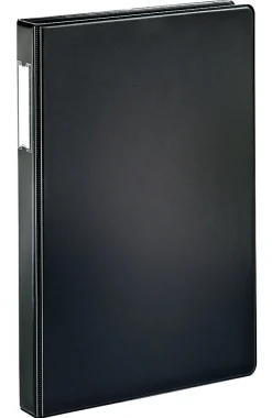 Office DepotĀ® Brand Reference 3-Ring Binder, 1" Round Rings, 100% Recycled, Black