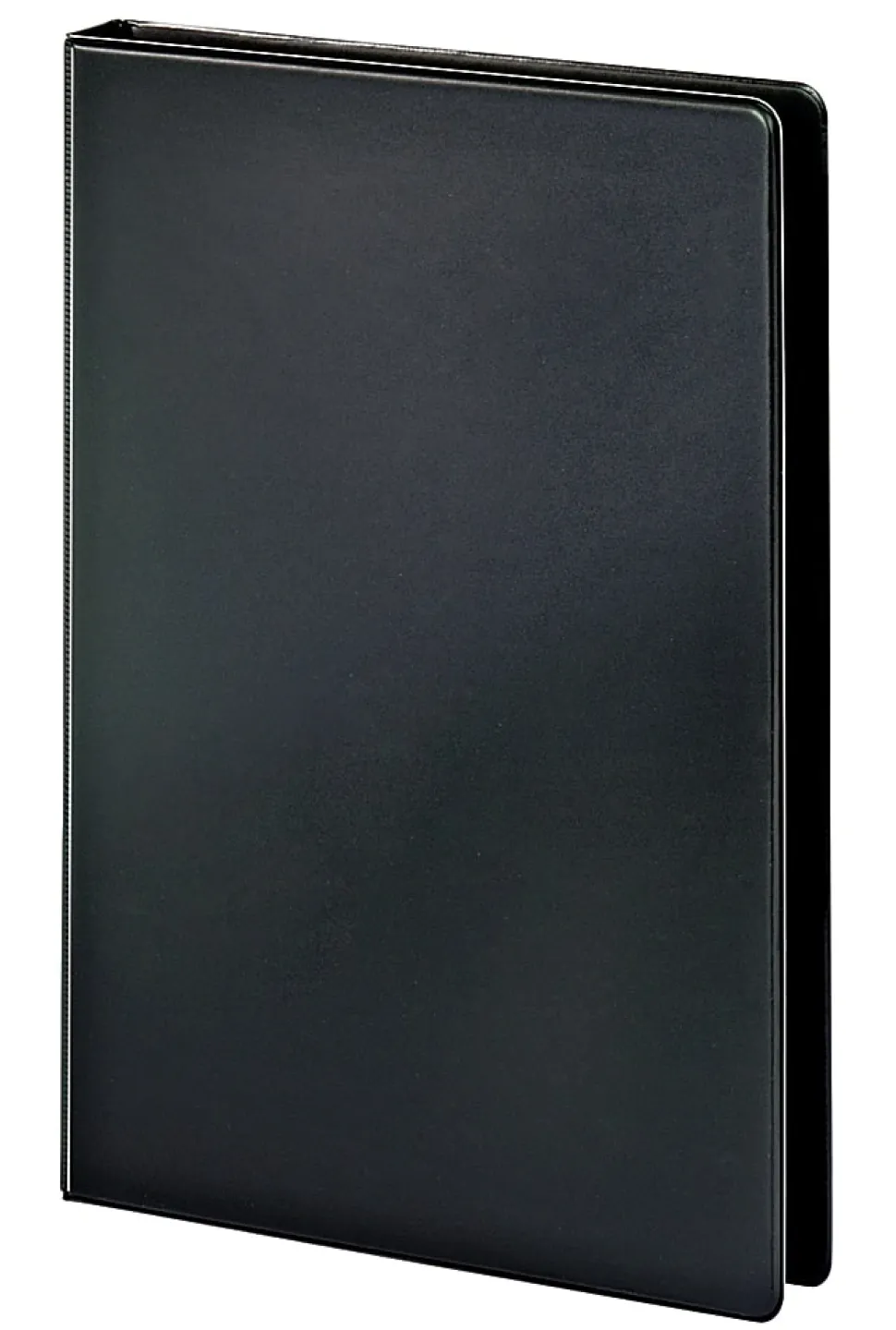 Office Depot® Brand Reference 3-Ring Binder, 1" Round Rings, 100% Recycled, Black