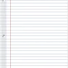 Office Depot® Brand Reinforced Filler Paper, 8" x 10-1/2", Wide Ruled, White, Pack Of 100 Sheets