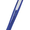 Office Depot® Brand Retractable Ballpoint Pens With Grip, Medium Point, 1.0 mm, Blue Barrel, Blue Ink, Pack Of 6