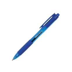 Office Depot® Brand Retractable Ballpoint Pens With Grips, Medium Point, 1.0 mm, Black/Blue/Red Barrels, Black/Blue/Red Inks, Pack Of 50 Pens