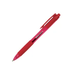 Office Depot® Brand Retractable Ballpoint Pens With Grips, Medium Point, 1.0 mm, Black/Blue/Red Barrels, Black/Blue/Red Inks, Pack Of 50 Pens