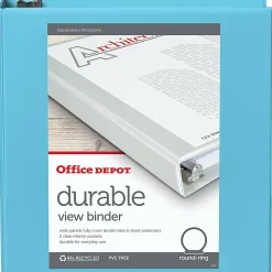 Office Depot® Brand 3-Ring Durable View Binder, 2
