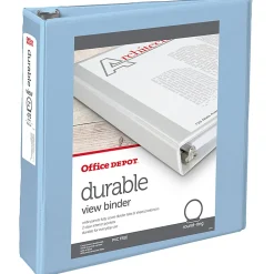 Office Depot® Brand 3-Ring Durable View Binder, 1/2