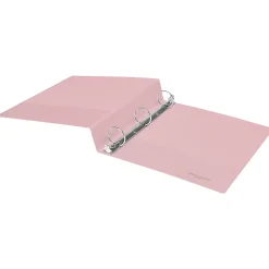 Office DepotĀ® Brand 3-Ring Durable View Binder, 1-1/2" Round Rings, Blush