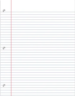 Office Depot® Brand Ruled Filler Paper, 8 1/2" x 11", College Ruled, White, Ream Of 500 Sheets
