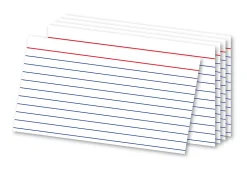 Office Depot® Brand Ruled Index Cards, 3" x 5", White, Pack Of 300