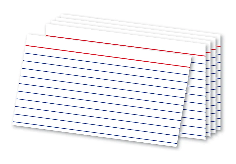 Office Depot® Brand Ruled Index Cards, 3" x 5", White, Pack Of 300