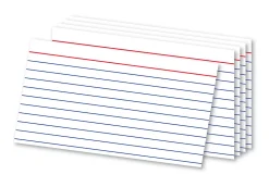 Office Depot® Brand Ruled Index Cards, 3" x 5", White, Pack Of 500