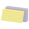 Office Depot® Brand Ruled Rainbow Index Cards, 3" x 5", Assorted Colors, Pack Of 100