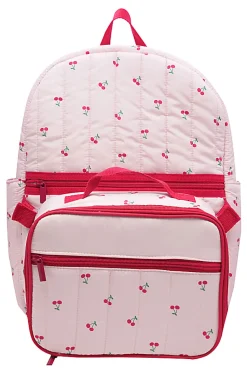 Office Depot® Brand School Backpack and Lunch Box Set, Cherries